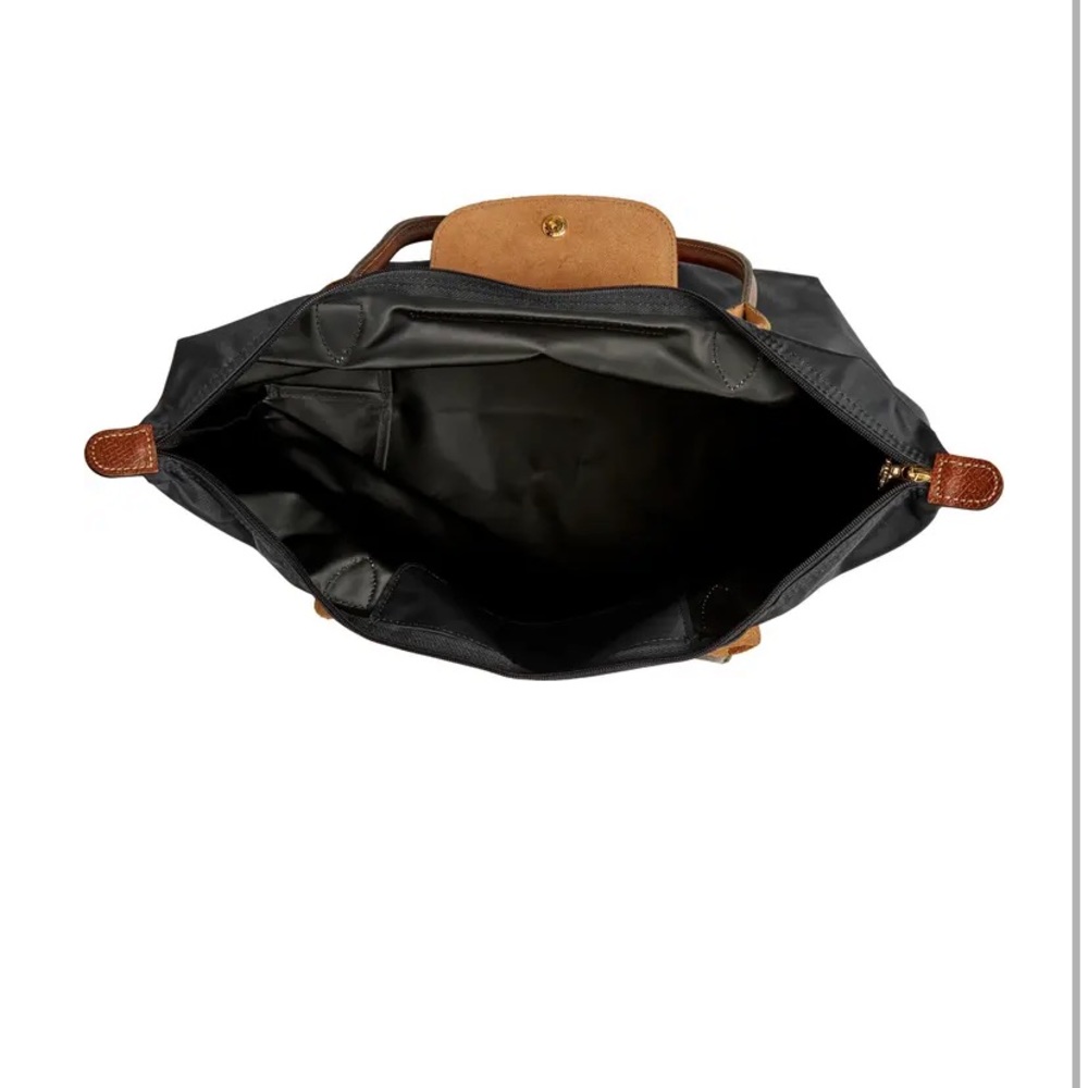 Large Longchamp Le Pliage Tote in Black - Picture 3 of 11